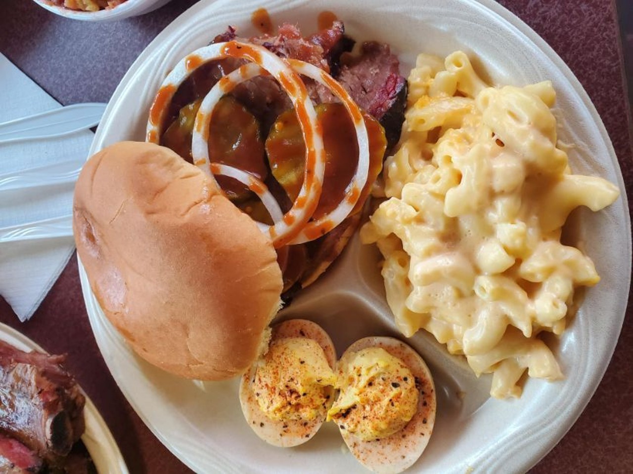 Jucy&#146;s Smokehouse
7626 Old LaGrange Rd., Peewee Valley 
This Peewee Valley staple has daily specials like their Sunday meatloaf and plenty to choose from for dinner.  Photo via Jucy&#146;s Smokehouse