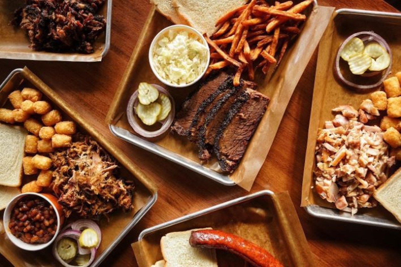 Feast BBQ
909 E Market St. Suite 100 & 10318 Taylorsville Rd. 
With two locations in NuLu and Jeffersontown, Feast has great barbeque and even has Ale-8 Bourbon slushies. Photo via  Feast BBQ