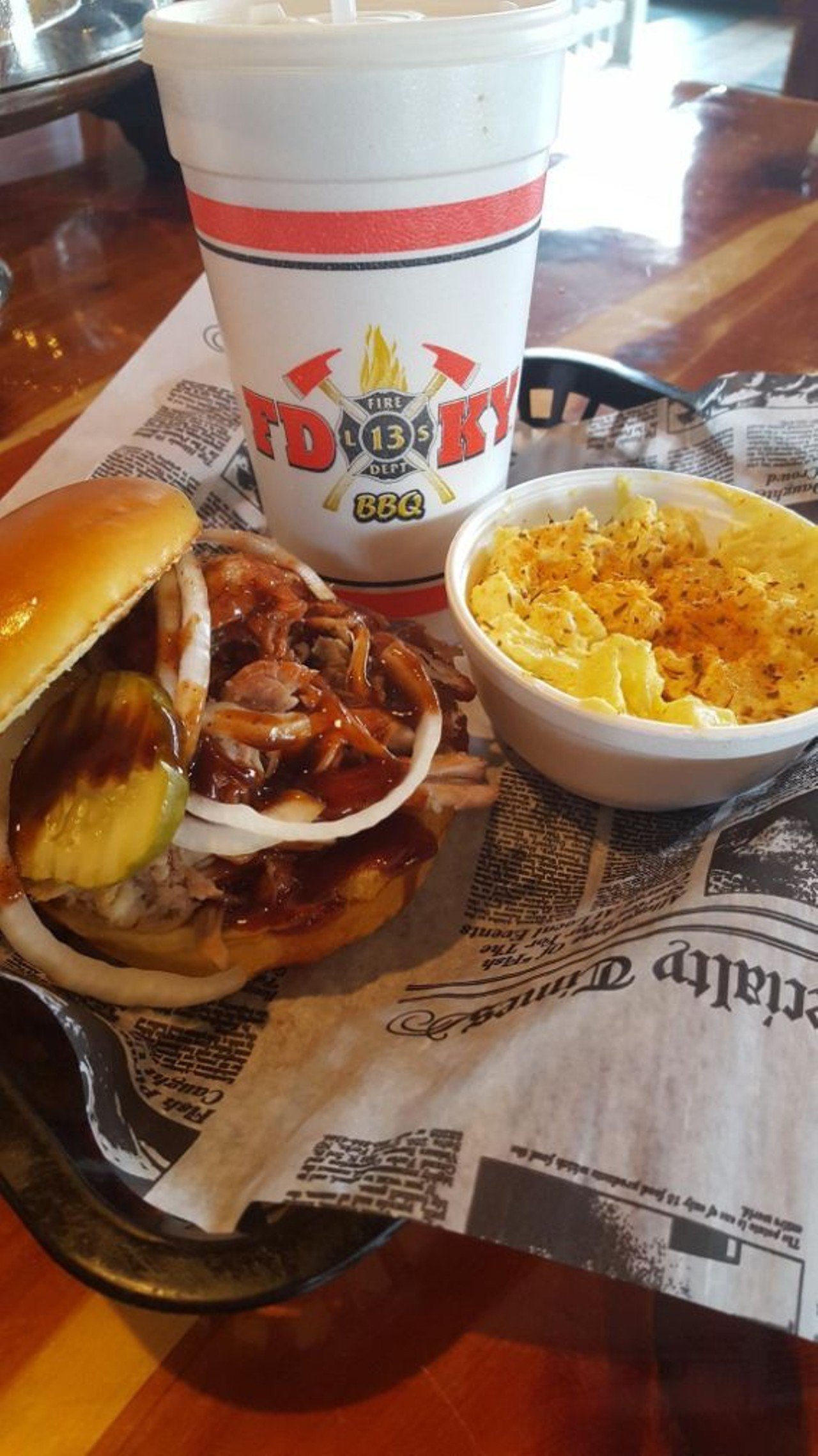 FDKY BBQ
9606 Taylorsville Rd.
FDKY BBQ has three signature sauces and what they call &#147;the best sides around.&#148;  Photo via  FDKY BBQ