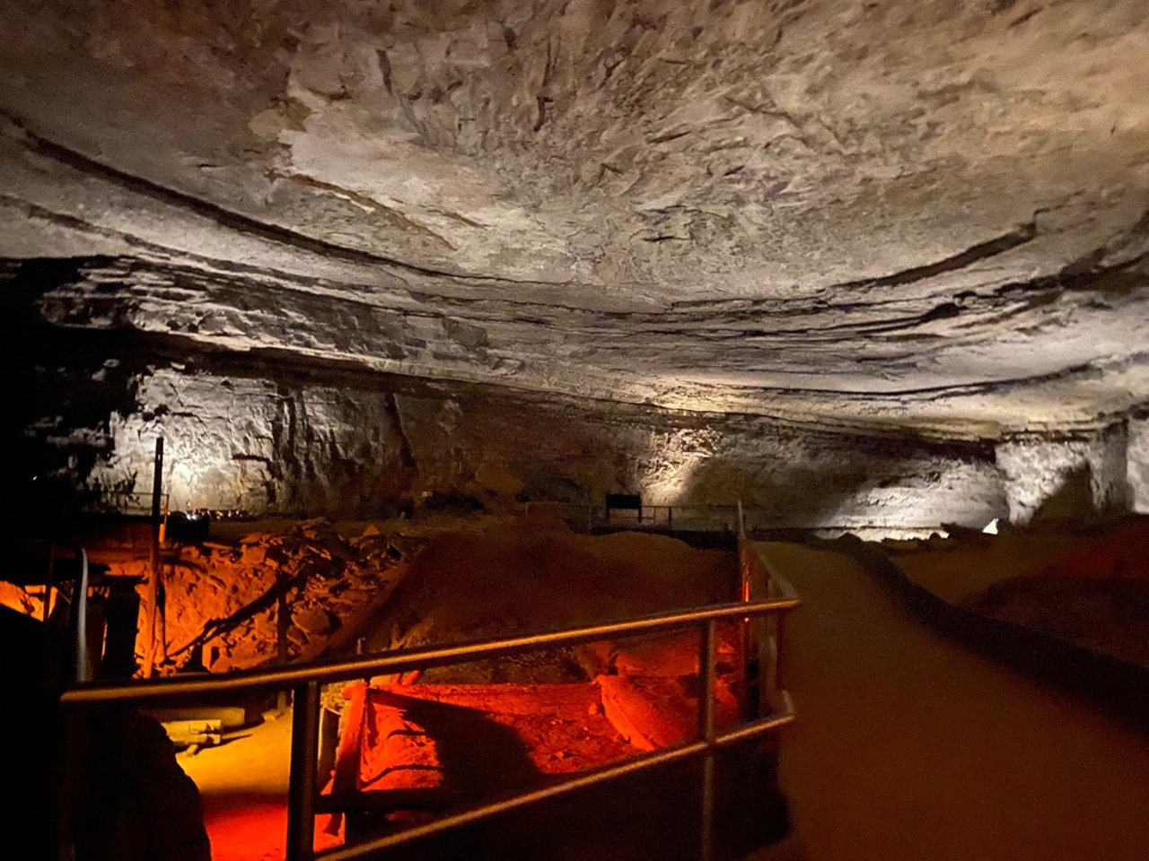 Mammoth Cave
1 Mammoth Cave Parkway
Not exactly the typical hike because, well, it's underground, but Mammoth Cave is a cool Kentucky landmark — literally and figuratively — where you can learn a lot about natural history and experience the world's longest known cave system. (Note: there is a STEEP set of many steps at the Historic Entrance. Check out this page to learn more about how to access Mammoth Cave if you have mobility issues or other accessibility needs.