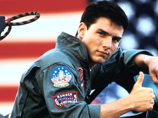 A still from the film "Top Gun."