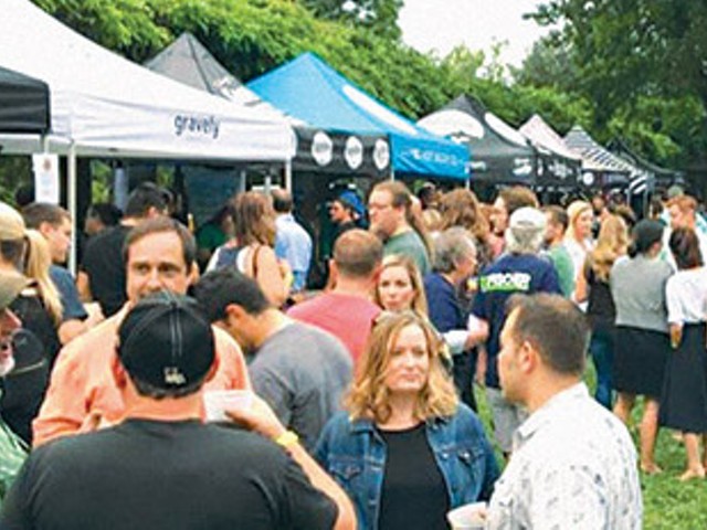 A scene from the 2018 Old Louisville Craft Beer Festival  |  Photo by John Paul.