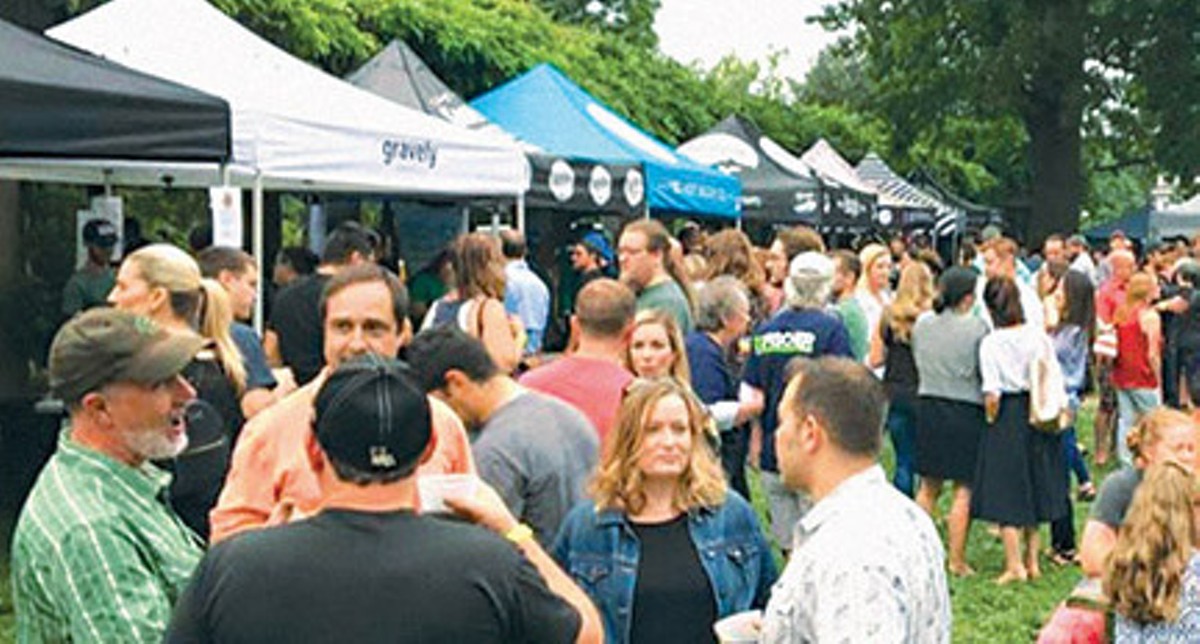 A scene from the 2018 Old Louisville Craft Beer Festival  |  Photo by John Paul.