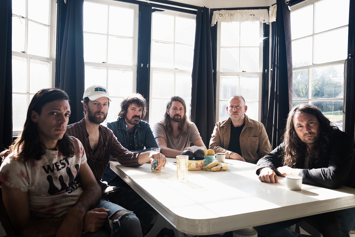 The War on Drugs, fronted by Adam Granduciel (farthest right), plays Old Forrester's Paristown Hall Thursday, May 26.