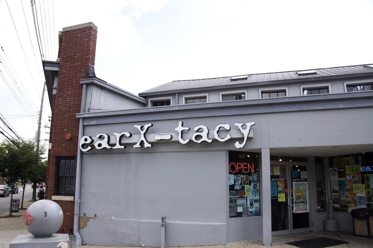 ear-X-Tacy
ear-X-Tacy closed in 2011 after 26 years in business. Once a haven for music lovers looking for hard-to-find music and discover their next Indie favorites at the headphone-clad listening stations, this store is truly one of Louisville’s most beloved institutions. When you’re feeling nostalgic, you a visit the old store sign at Frazier History Museum as part of the “Cool Kentucky” exhibit.