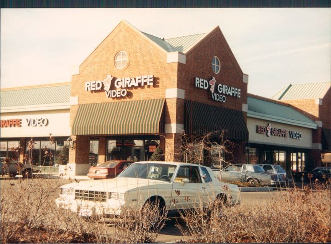 Red Giraffe Video StoreBefore Red Box, we had Red Giraffe, a video rental chain with its own cruise and regular car giveaways. Oh, the days.