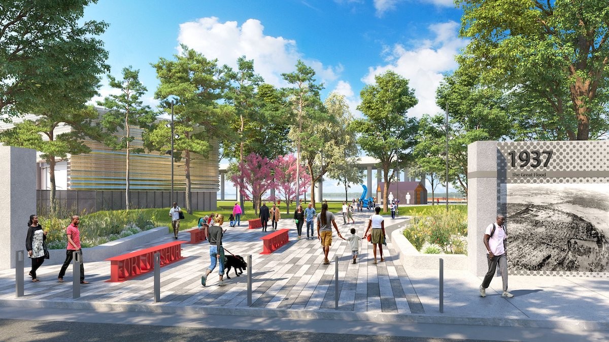 A rendering of what Phase IV of Waterfront Park could look like.