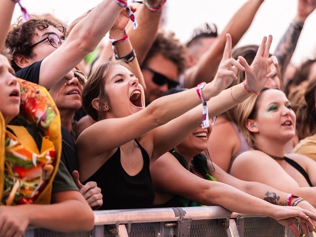 Fans at Louder Than Life 2023.