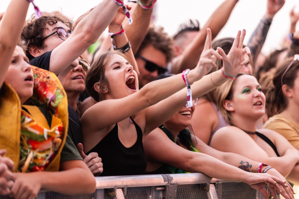 Fans at Louder Than Life 2023.