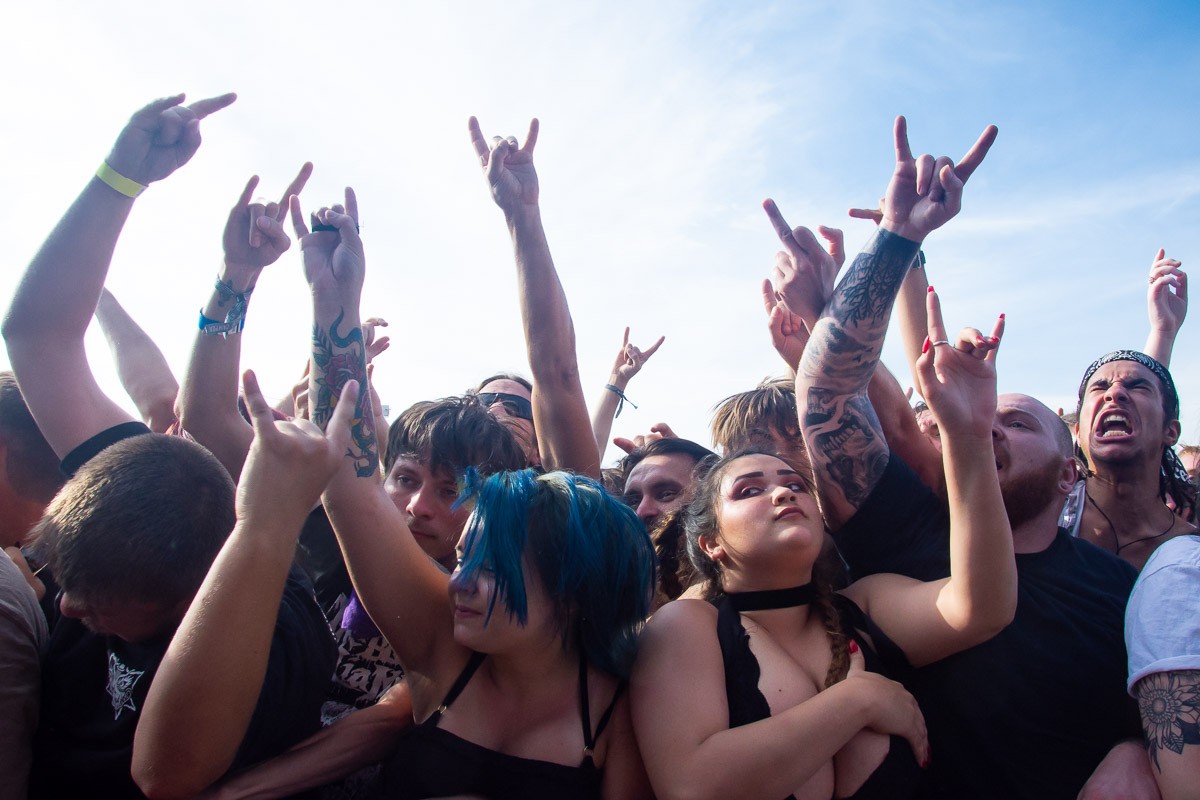 The crowd at Louder Than Life 2019.  |  Photo by Nik Vechery