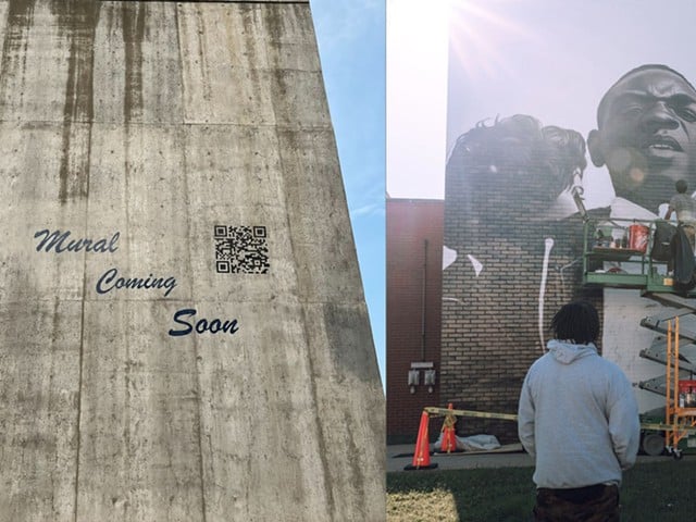 The latest flood wall project will bring people of all types to bring their own art.