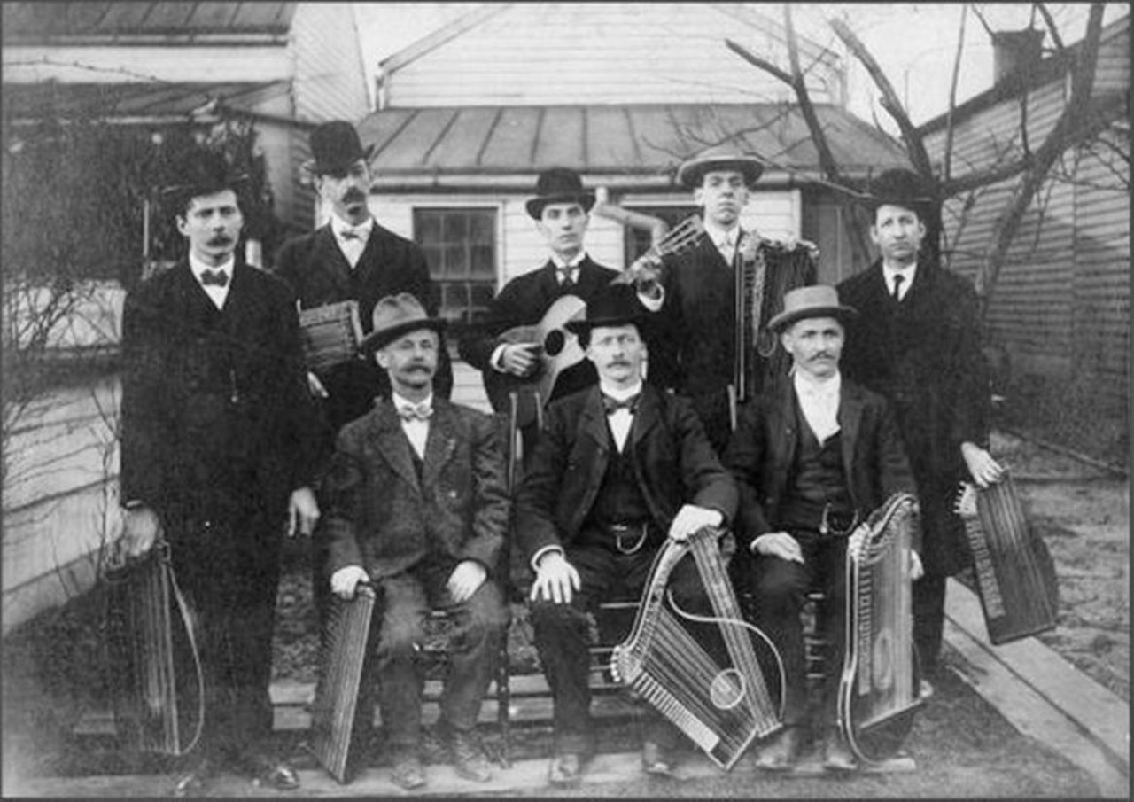 1907 - Louisville Zither Club. Is a German thing. University of Louisville Photographic Archives