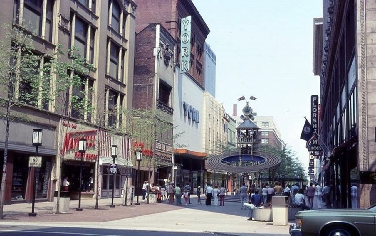 1977 Derby Clock when Downtown.