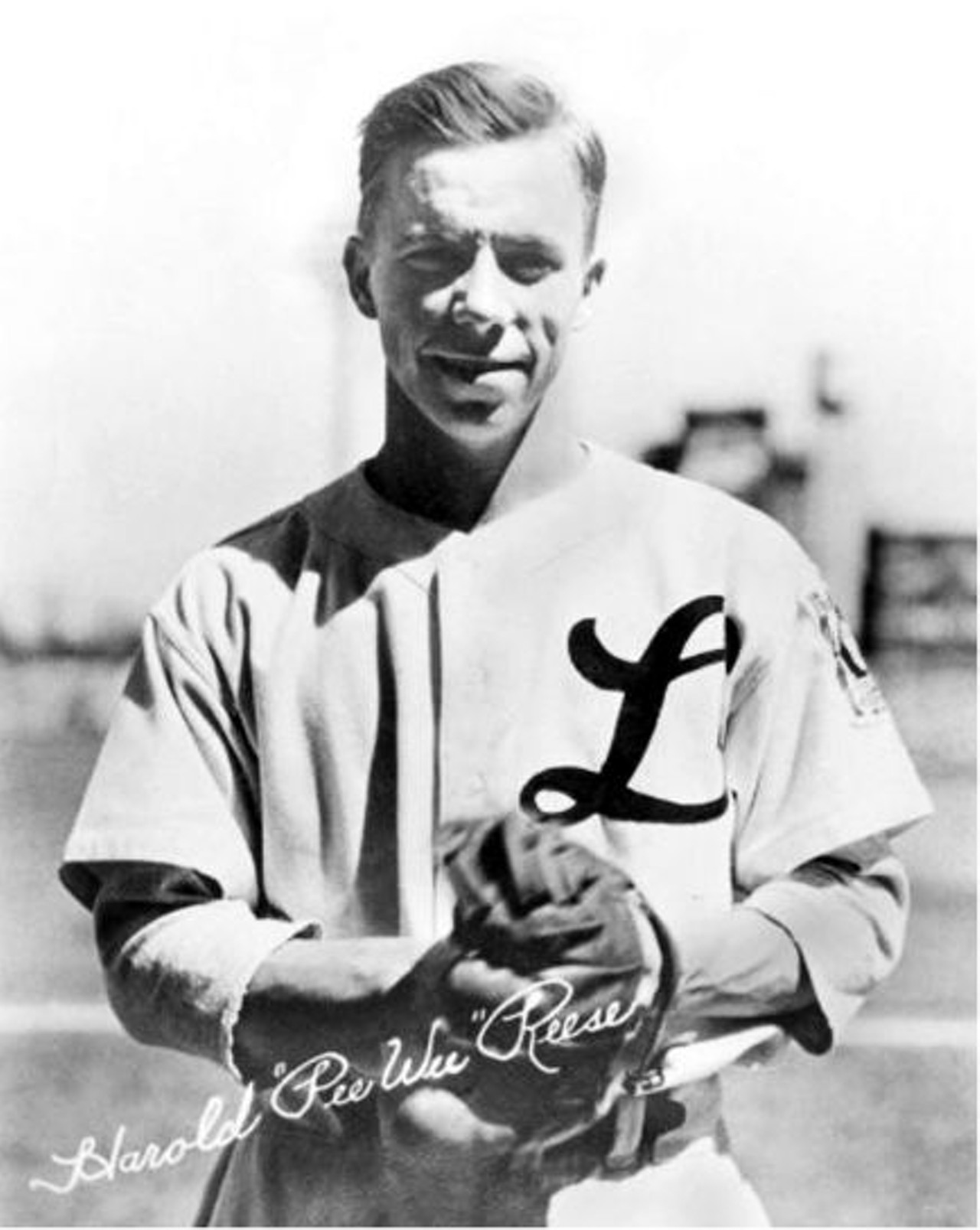 1939, Pee Wee Reese, first year with Louisville Colonels. University of Louisville Photographic Archives