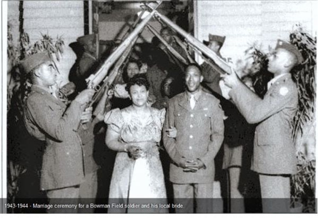 1943-44 - Bowman Field wedding. University of Louisville Photographic Archives