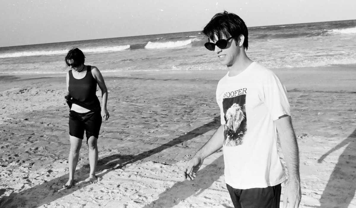 Tara Jane O&#146;Neil and Kevin Coultas at Maimi Beach in 1997.  |  Photo by Noel Hawley.