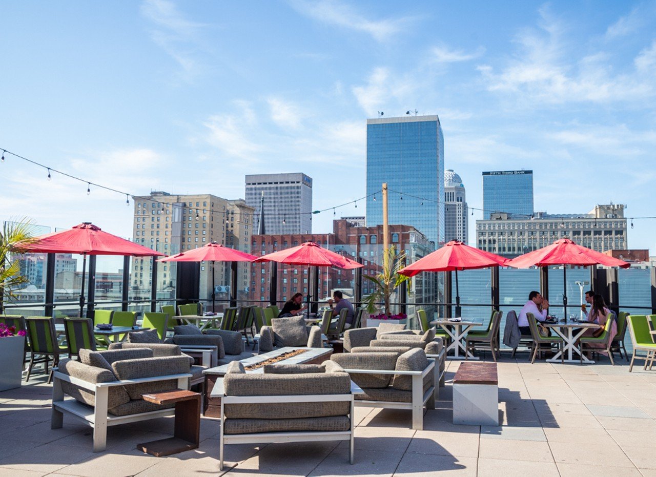  8UP Elevated Drinkery & Kitchen 
350 W Chestnut Street
This higher-end rooftop restaurant rises above the rest &#151; literally, because it&#146;s eight floors up and offers great (and selfie-worthy) views of the downtown skyline. Go during the golden hour for an especially gorgeous photo opportunity.
Photo by Carolyn Brown