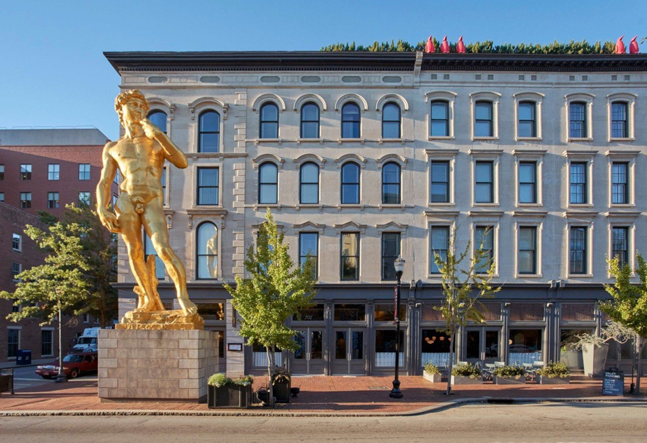  21c Museum Hotel 
700 W. Main St. 
There actually isn't much description for why Redditors like the 21c bathrooms, but several of them say that they do. In fairness, it's a very artsy hotel &#151; surely the bathrooms would have to be pretty neat, too.