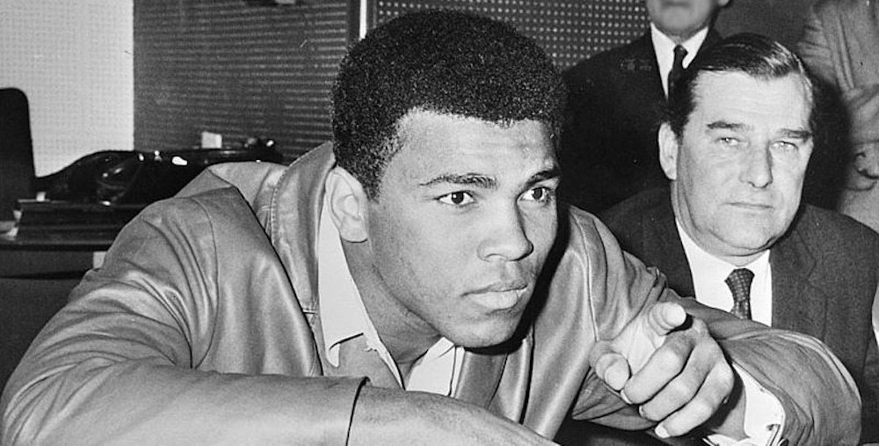 Central: Muhammad Ali
Graduated in 1960. Muhammad Ali is Louisville&#146;s most legendary native. The boxer, known as The Greatest, cut his knuckles practicing in a community center in the Smoketown neighborhood. He was born Cassius Marcellsu Clay Jr. and attended Central High School. He was also a well-known activist, advocating for racial justice.
Photo via Dutch National Archives