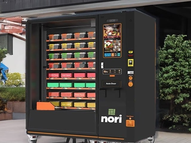 These vending machines will include food like salmon and broccoli.