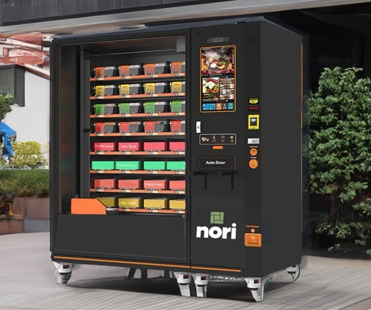 These vending machines will include food like salmon and broccoli.