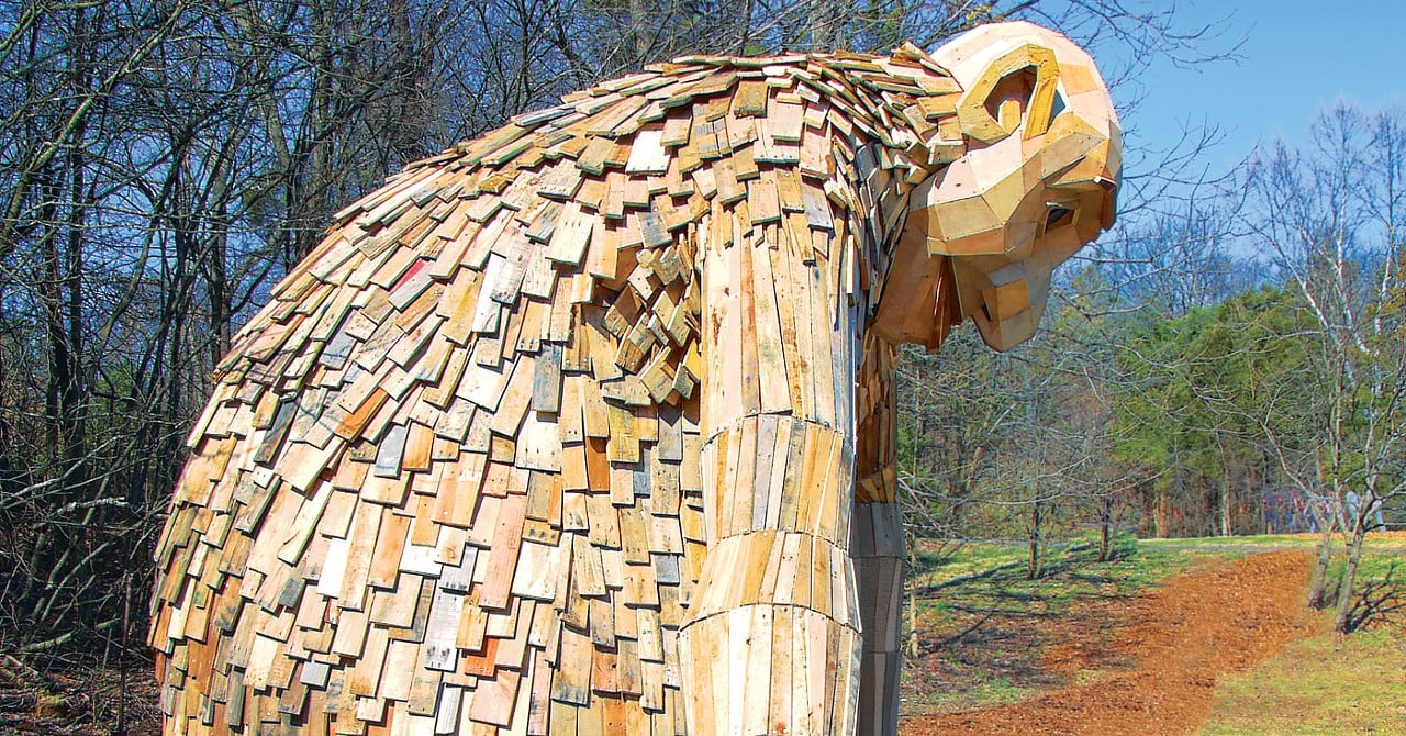 Meet the Giants at Bernheim Arboretum & Research Forest
2075 Clermont Road, Clermont, Kentucky
Technically, these Giants aren&#146;t real &#151; they&#146;re fantasy sculptures that &#147;live&#148; in the Bernheim Forest. If you and your crew are down for a two-mile walk to see all three of them, you&#146;ll get to spend time in a lovely forest and take photos of the larger-than-life art.
