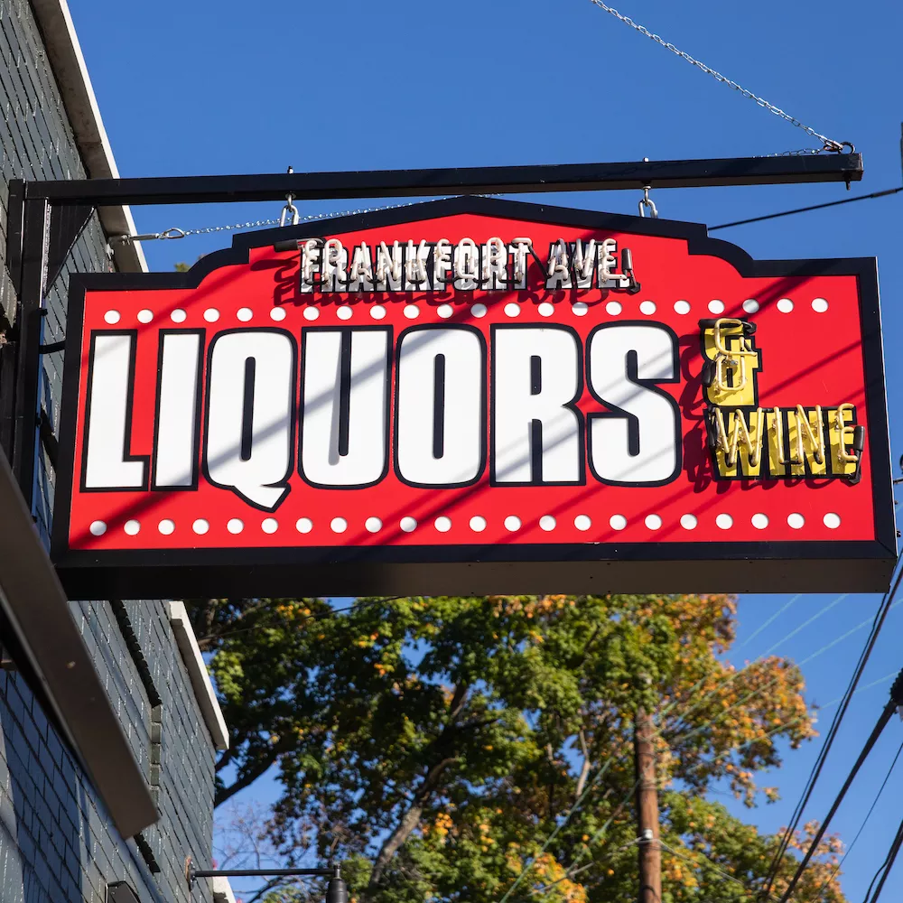 Frankfort Ave Liquors.
