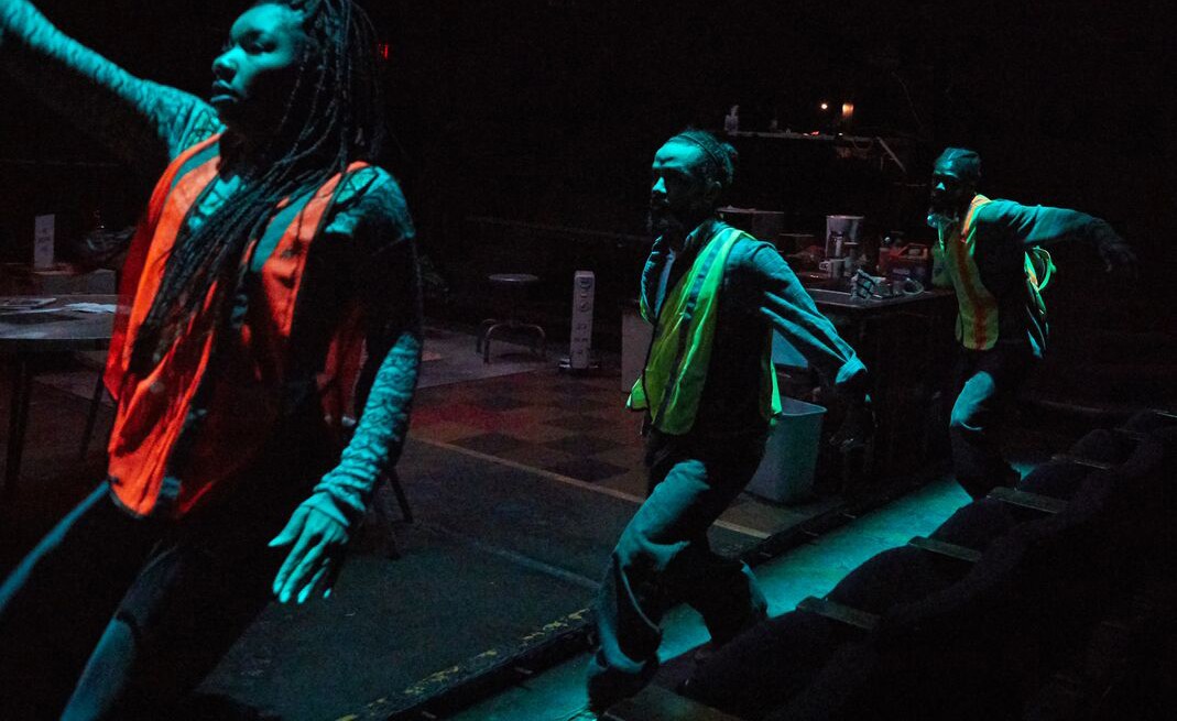 Alaina Kai, Steffan Clark, and Terrance Smith in Skeleton Crew  at Actors Theatre of Louisville. - Photo by Bill Brymer