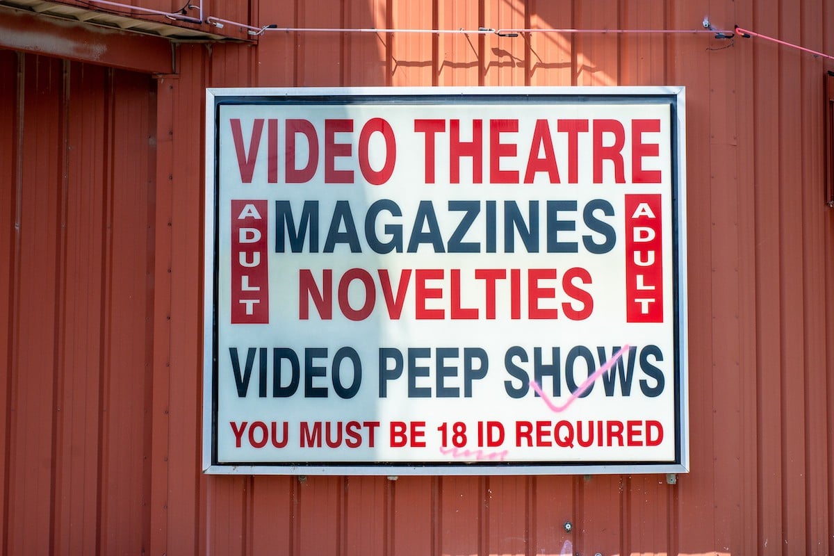 While Theatair X still advertises peep shows, its video booths have been &#147;closed indefinitely&#148; amid an ongoing legal dispute with the city. - Nik Vechery