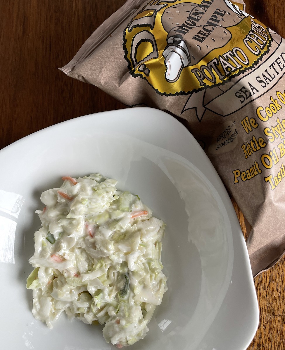 Sal's creamy slaw is exceptionally tasty, and the chips that come with the fish are a first-rate commercial product.