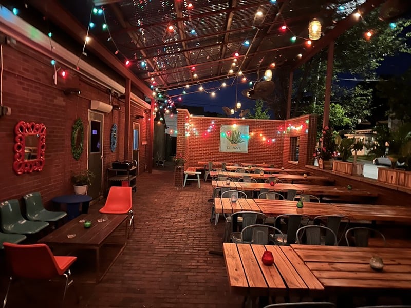 The Silver Dollar patio in the evening - courtesy photo