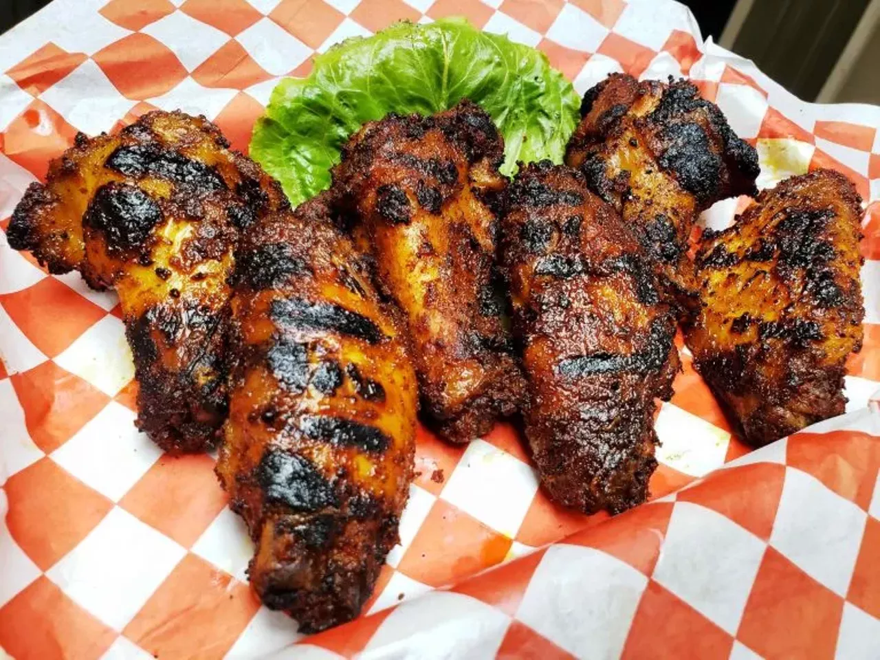 Rubbies Southside Grill & Bar
6 Rubbies Jumbo Smoked Wings
Our famous smoked wings rubbed with our house-made wing rub and slow-smoked with hickory wood.